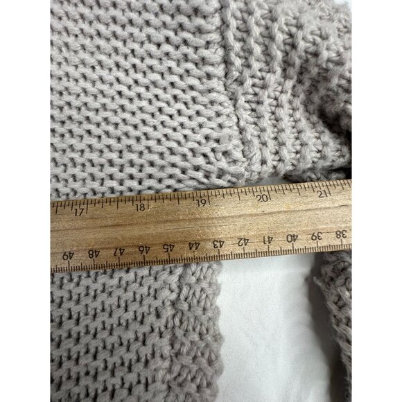 Tahari Alpaca Blend Cable Knit Cowl Neck Sweater size Medium - Picture 4 of 5